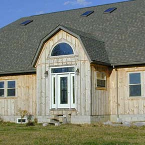 Gambrel Side Entry